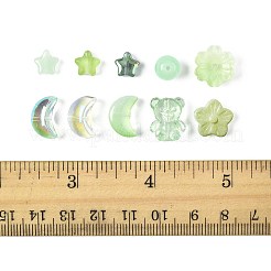 126pcs 10 Arten transparente Glasperlen&nbsp;GLAA-FS0002-37
