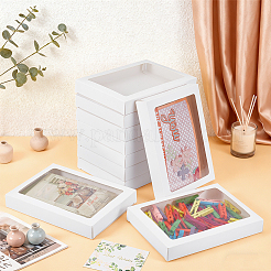 Caja de almacenamiento de tarjetas de felicitación de papel kraft&nbsp;OFST-WH0004-036E