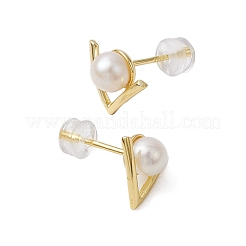 Aretes de perlas naturales&nbsp;EJEW-P286-47G