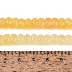 Stränge aus Imitations-Jade-Knisterglasperlen&nbsp;GLAA-Q108-05A-A09