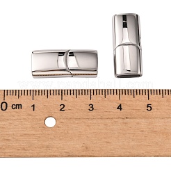 Fermoirs magnétiques en acier inoxydable chirurgical 316 résistant au ternissement avec emembouts collées&nbsp;X-STAS-G241-14A-P