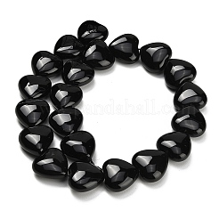 Fili di perline di onice nero naturale&nbsp;G-B178-L01-02