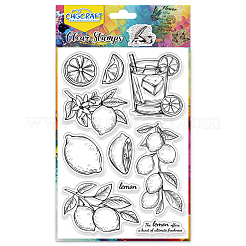Klarsichtstempel aus PVC-Kunststoff&nbsp;DIY-WH0631-0722