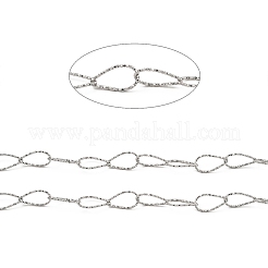 Catene a maglie a goccia testurizzate in acciaio inossidabile 304 fatte a mano e resistenti all'ossidazione&nbsp;CHS-G025-01P