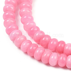 2 brin de perles de jade blanc naturel teintées&nbsp;G-PA0001-23C
