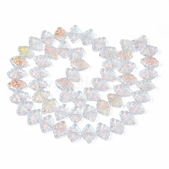 Perles en verre plaquent brin&nbsp;EGLA-S188-20-B03