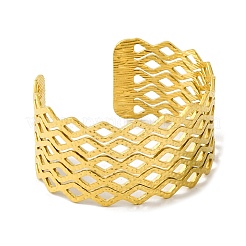Ionenplattierung (IP) 304 Edelstahl-Manschettenarmbänder für Frauen&nbsp;BJEW-B104-13G