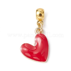 Legierung Emaille europäische baumeln Charms&nbsp;PALLOY-JF02362