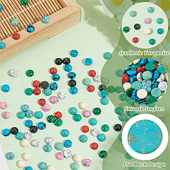 130 Stück Edelstein-Cabochons in 13 Stilen&nbsp;G-GO0001-70