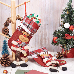 Taschen aus Vliesstoff mit Weihnachtsmotiv&nbsp;ABAG-TAC0001-16A
