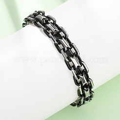 Bracciali a catena in acciaio inossidabile 304&nbsp;BJEW-F529-14EB