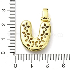 Pendentifs en laiton zircon cubique transparent&nbsp;KK-M279-01G-U