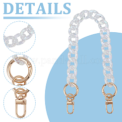 2 pieza de cadena de correa de mano de acrílico para teléfono&nbsp;HJEW-DR0001-15