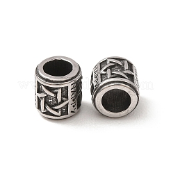 316 chirurgische Edelstahl-Europäische Perlen&nbsp;SA-CBA7555-01AS-07
