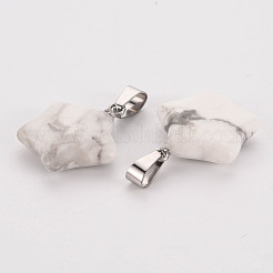 Stern natürliche howlite Anhänger&nbsp;G-Q367-18