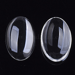 Transparente Glas Cabochons&nbsp;GGLA-R022-20x30-B