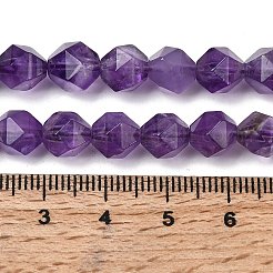 Natürlichen Amethyst Perlen Stränge&nbsp;G-Z119-A40-02