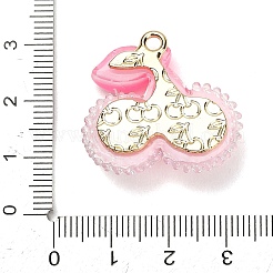 Pendentifs en alliage de couleur AB et perles de résine&nbsp;RE-CBA4A70-02B
