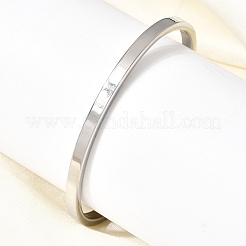 Bracelets manchettes en acier inoxydable 304&nbsp;BJEW-H644-08P