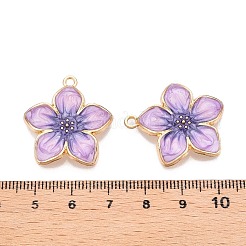 Crémaillère placage pendentifs en émail d'alliage&nbsp;X-ENAM-N056-365KCG-03