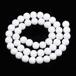 Opake Volltonglasperlenstränge&nbsp;GLAA-T032-P8mm-02