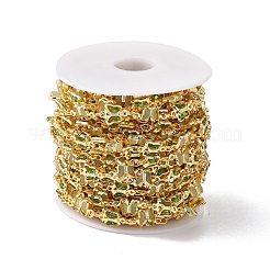 Catena a maglia a farfalla in ottone ecologica fatta a mano&nbsp;CHC-E025-15G
