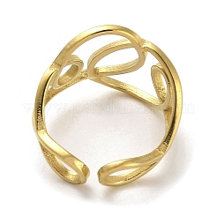 Goldene Manschettenringe aus Edelstahl 304&nbsp;RJEW-C036-02B-G