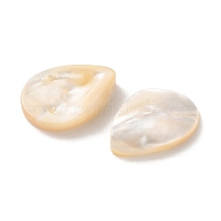 Natürlichen weißen Muschelperlen&nbsp;SSHEL-F305-01B