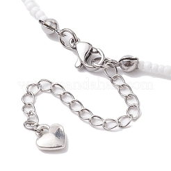 Conjunto de joyas con cuentas de semillas de vidrio y mal de ojo de resina&nbsp;SJEW-MZ00002