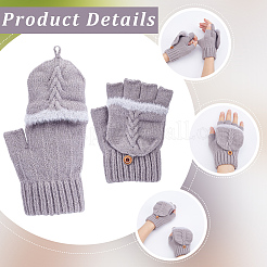 1 Paar fingerlose Handschuhe aus Acrylfaser&nbsp;COHT-CY0001-03B