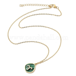 Colliers avec pendentif constellation en acier inoxydable 304 micro pavé de zircones cubiques&nbsp;NJEW-R021-01G-01
