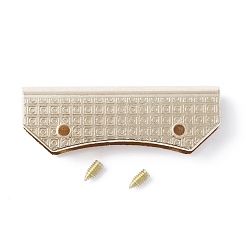 Legierung dekorative tasche rand handware&nbsp;FIND-WH0112-33LG