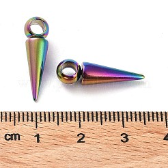 Pendentifs en acier inoxydable avec placage ionique (IP) 201&nbsp;STAS-M323-28RC-1