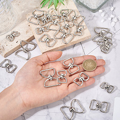 25 Stück 5 Arten von Drehverschlüssen aus Zinklegierung&nbsp;FIND-TA0008-31