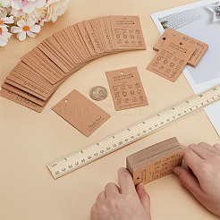 120 Stück handgefertigte Preisschilder aus Kraftpapier&nbsp;CDIS-FG0001-60