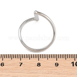 Fingerringe aus Edelstahl 304 mit Strassen für Damen&nbsp;SA-CBA45D5-28B-P
