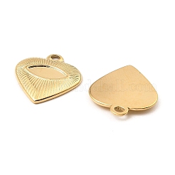 Pendentifs cabochons en acier inoxydable 304&nbsp;STAS-A089-05G