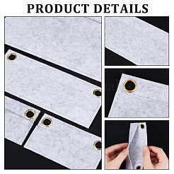 4 Stück 4 Stile Wollfilz Geldbörse Organizer Einsatz&nbsp;DIY-CN0002-11