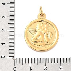 Pendentifs en acier inoxydable 304 avec placage ionique (IP)&nbsp;STAS-P379-28G