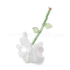 3 colgante de flores de resina de 3 colores&nbsp;PALLOY-TA00251