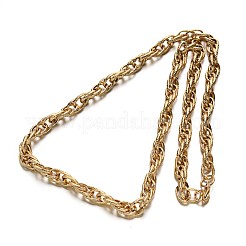 Colliers à chaîne en acier inoxydable 304&nbsp;NJEW-M136-03G