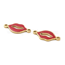 304 Edelstahl Emaille Verbindungsstück Charms&nbsp;STAS-H479-02G-05