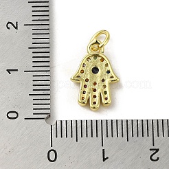 Adornos de latón micropavé de circonia cúbica&nbsp;KK-M283-13C-02