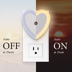 3 pz 3 stili ABS sensore di luce notturna a LED in plastica&nbsp;AJEW-TA0003-03