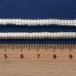 Fili di perline di ematite sintetica non magnetica elettrolitica&nbsp;G-U003-04