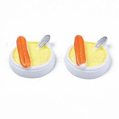 Cabochons en résine époxy opaque&nbsp;CRES-S358-40