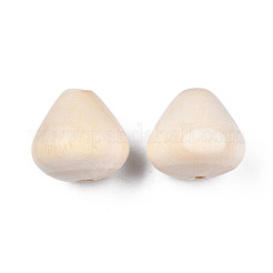Perles européennes en bois naturel&nbsp;WOOD-S053-64