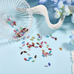 1440 Stück 12 Farben Glas Strass Cabochons&nbsp;RGLA-CA0001-13
