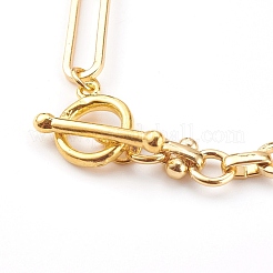 Gliederkettenarmbänder aus Messing&nbsp;BJEW-JB06016