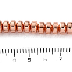 Galvanisierte synthetische nichtmagnetische Hämatitperlenstränge&nbsp;G-C248-A01-5x8mm-02